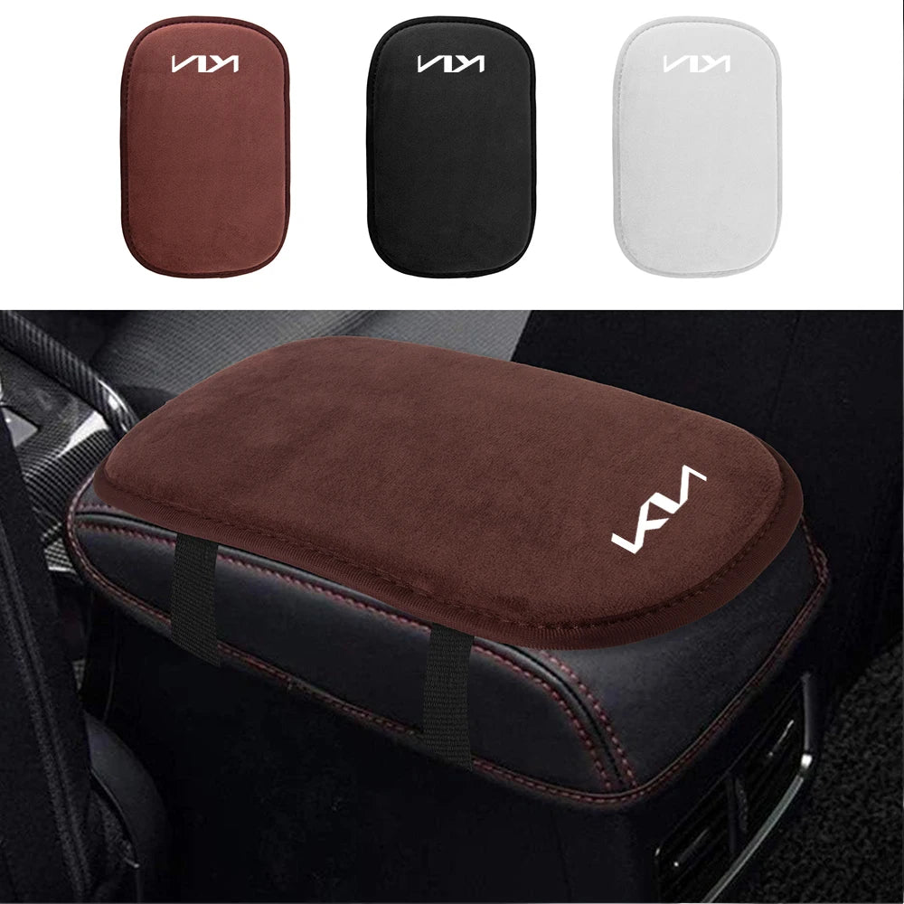 Coussin de boîte d'accoudoir de voiture, coussin de Protection pour Console centrale automatique, pour KIA Ceed Sorento K3 Rio Sportage Picanto Optima Cadenza Cerato K5