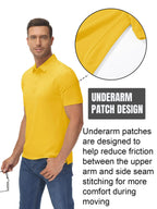 TACVASEN-Polo d'été 72% en coton pour homme, t-shirt de golf respirant, sport actif, randonnée, t-shirts de travail décontractés