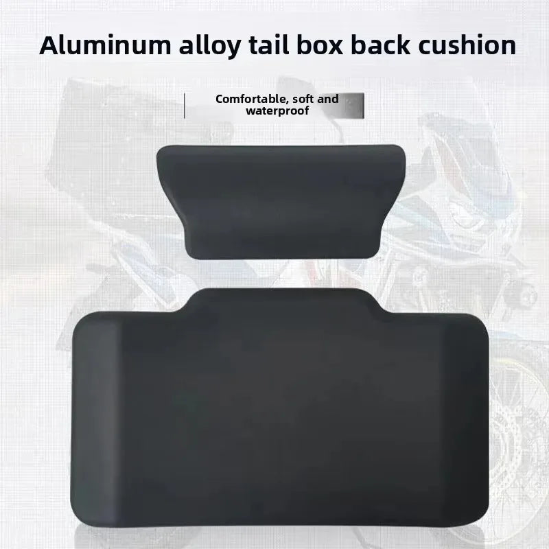 Universel pour Moto boîtier supérieur arrière boîte bagages coussin dossier Moto passager dossier arrière auto-adhésif antichoc