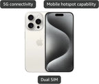 iPhone 15 Pro 15Pro d'origine 128GB/256GB/512GB/1TB ROM 8GB RAM Sim gratuit 5G téléphone portable paquet officiel