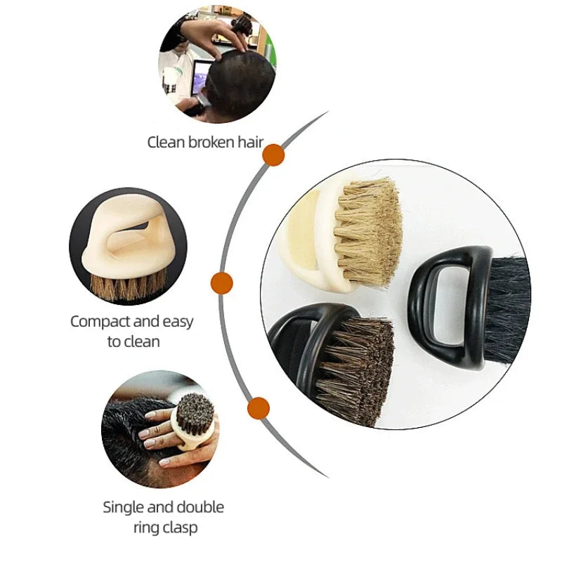 Peigne coiffant pour barbe pour hommes, brosse pour barbe et cheveux, rigidité moyenne/cadeau pour homme/pour estomper les outils de coiffure professionnels 1 pièce