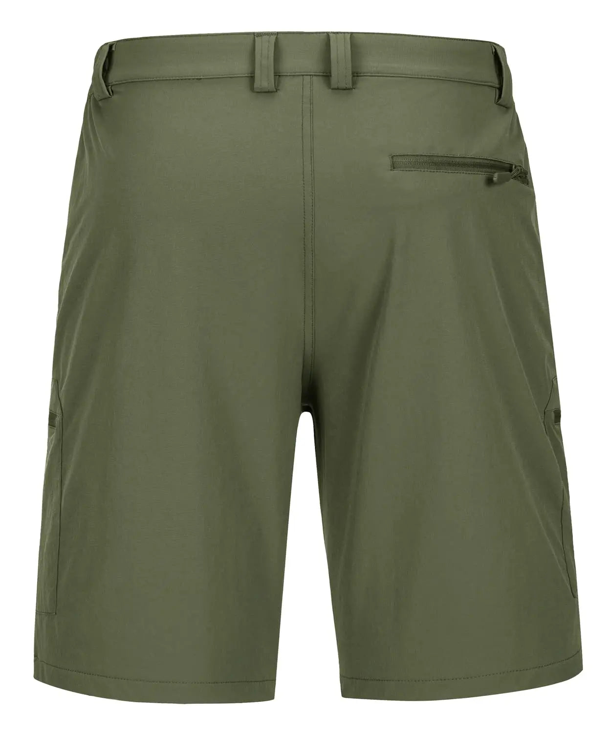 TACVASEN Short cargo d'été à 5 poches zippées, séchage rapide, pour homme, short de pêche, extensible, pour la randonnée en plein air, short de travail en nylon, léger