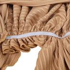 Chapeaux Turban Hijab Musulman à Rayures Tendance, Foulards à Longue Queue, Bonnets Hijab Élastiques Respirants pour Femmes et Filles