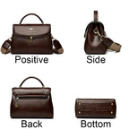 Sacs à bandoulière en cuir pour femmes, sacs à main de luxe pour dames, sac messager féminin, haute qualité, 2026