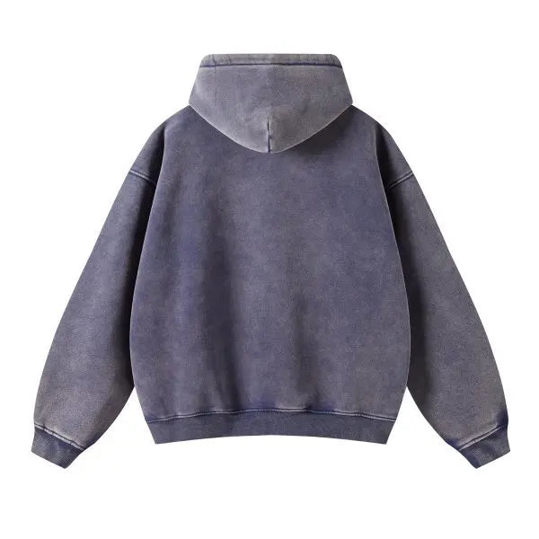 MAQVOB Vêtements de luxe de haute qualité, streetwear, vente en gros, tailles Euro et US, sweat à capuche entièrement zippé, lavé, teinture batik, printemps-automne