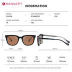KANSEPT carré hommes lunettes de soleil femmes Lunettes de lecture magnétique Clip-on Lunettes femmes monture de Lunettes Lunettes myopie lentilles