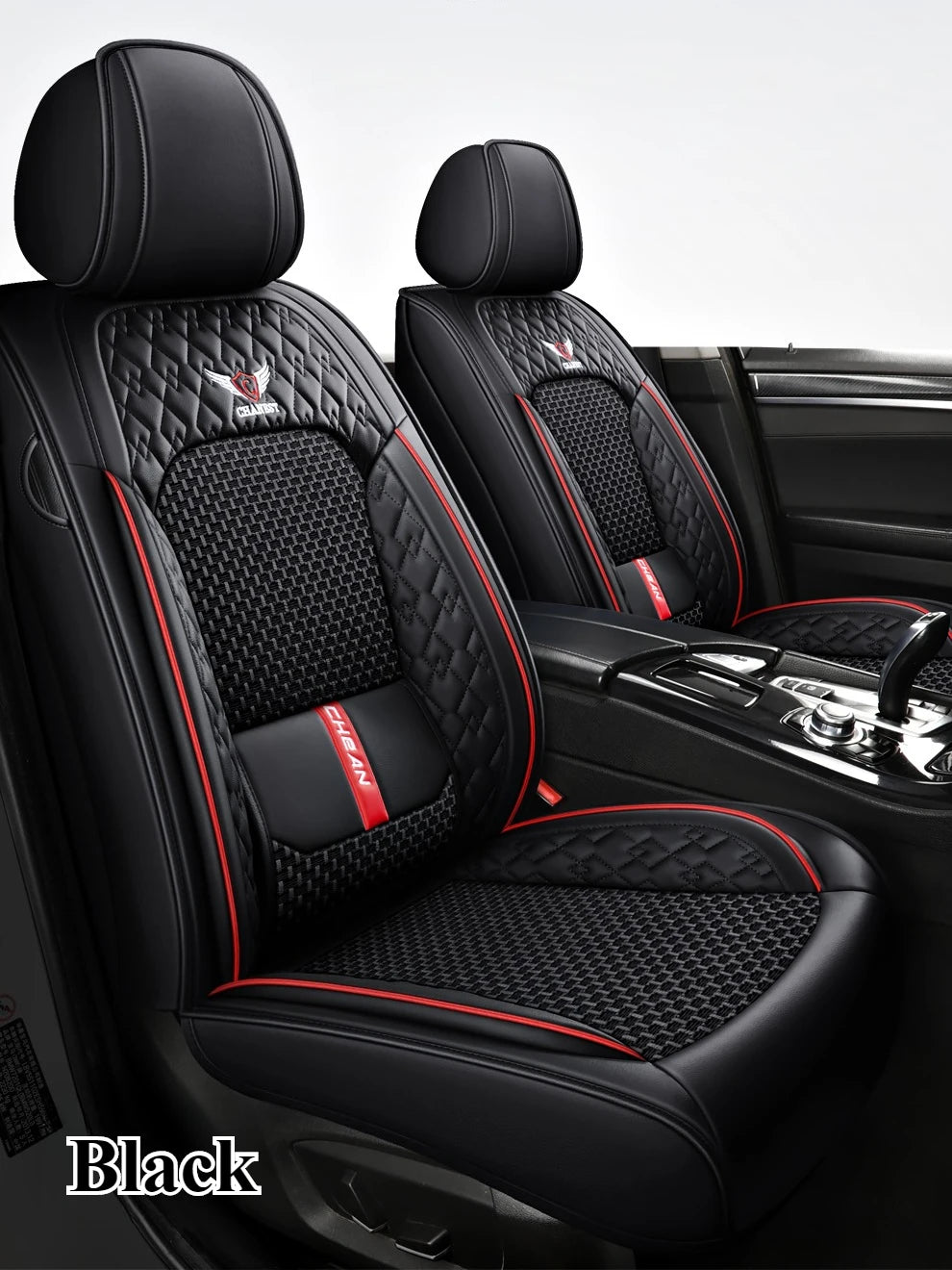 Coussin de siège auto ergonomique – Cuir Nappa et soie glacée, éponge haute résilience, confort toutes saisons pour la plupart des véhicules