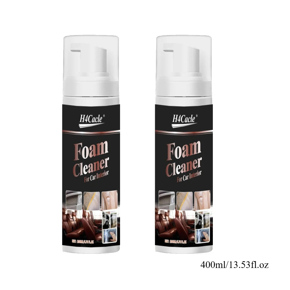 Nettoyant à mousse multifonctionnel, délimination et nettoyage des taches intérieures de voiture, siège en cuir, nettoyeur de mousse pour la maison, Spray d'entretien, lavage