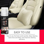 Nettoyant à mousse multifonctionnel, délimination et nettoyage des taches intérieures de voiture, siège en cuir, nettoyeur de mousse pour la maison, Spray d'entretien, lavage