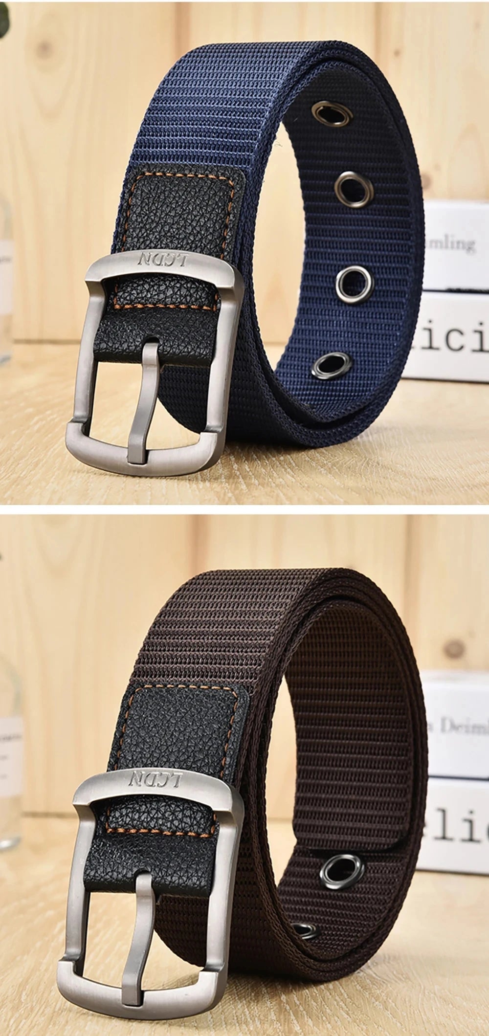 Ceinture en toile à broches pour hommes et femmes, ceinture décontractée, pantalon cargo, jeans, extérieur, escalade, sport, entraînement, environnement, mode
