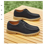 Chaussures de marche en cuir de vache pour hommes, mocassins décontractés à semelle Durable, à la mode, nouvelle collection printemps-automne 2026