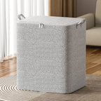 Sac de rangement de couette non tissé avec fermeture éclair veds, vêtements pliables, bacs de couette, conteneur, grande capacité, sac anti-poussière, organiser