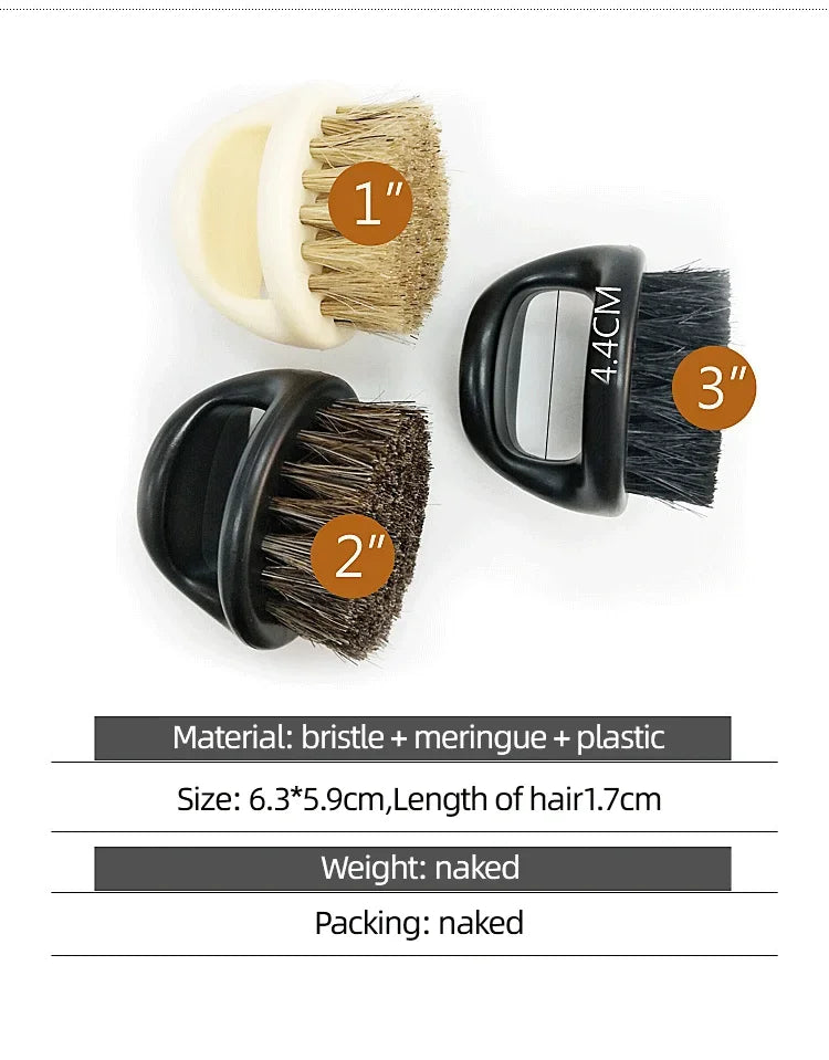 Peigne coiffant pour barbe pour hommes, brosse pour barbe et cheveux, rigidité moyenne/cadeau pour homme/pour estomper les outils de coiffure professionnels 1 pièce