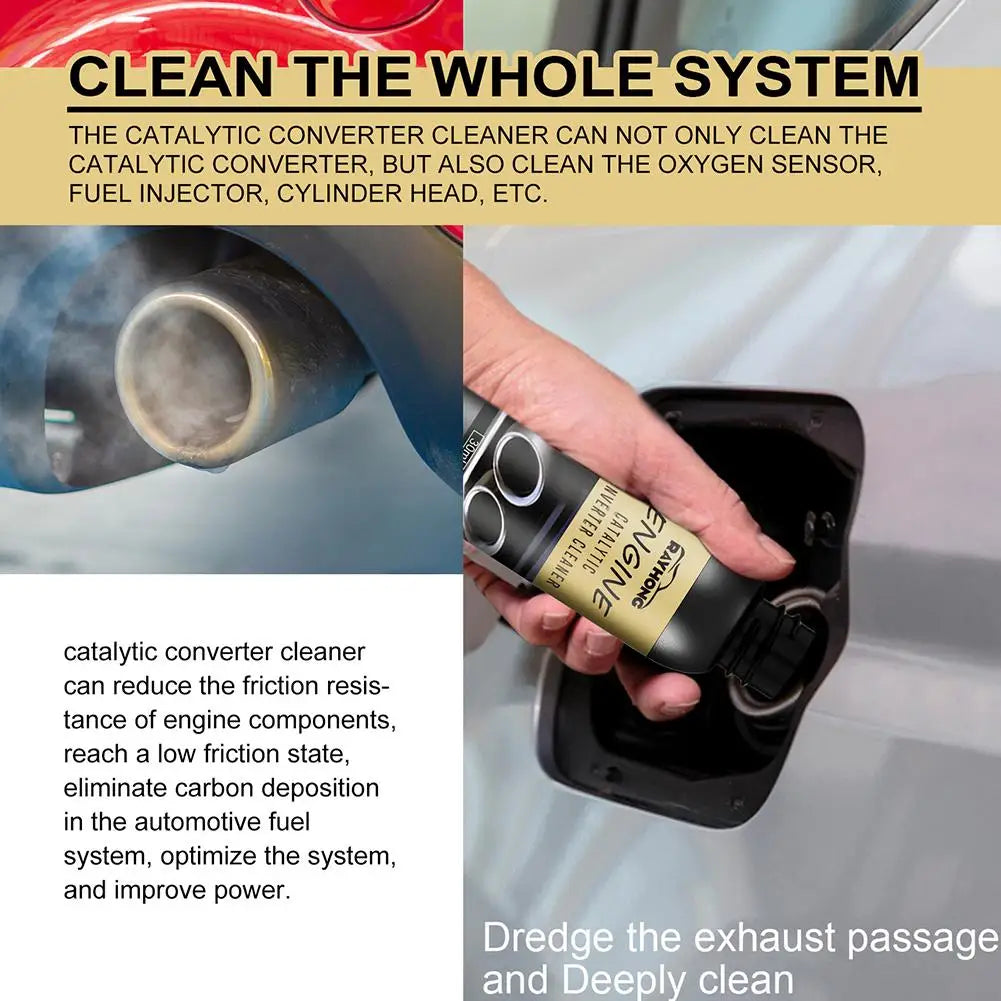 Nettoyeur de convertisseur catalytique de voiture 30ml, nettoyage en profondeur, nettoyeur polyvalent pour moteur CSV, accélérateurs propres, catalyseurs, nettoyeur facile