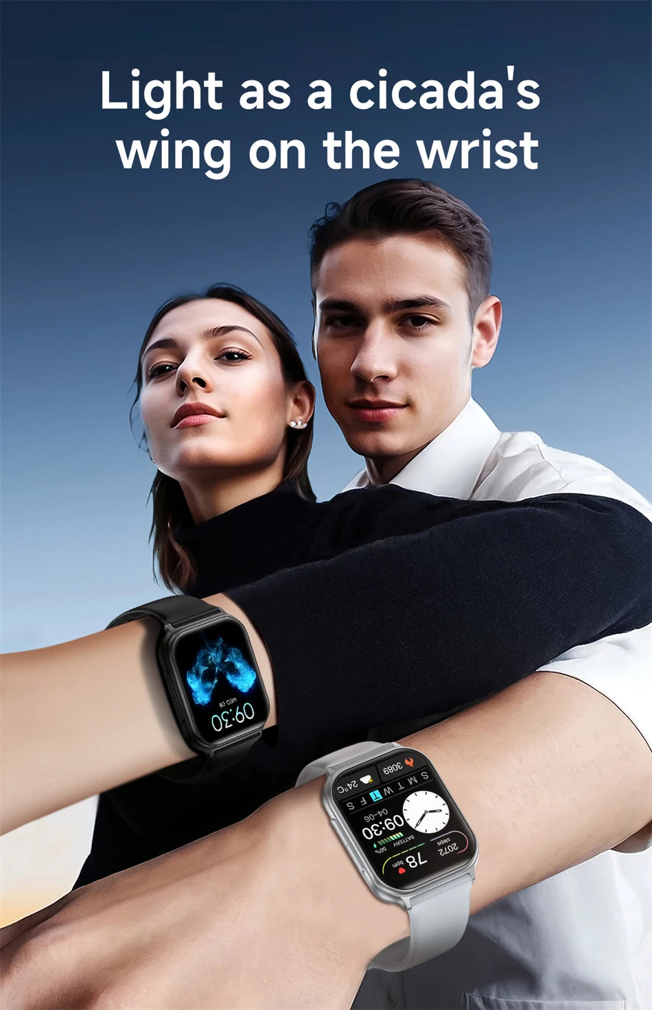 Nouvelle montre connectée 2026 pour femmes, suivi sportif et de forme physique, étanche IP68, fréquence cardiaque 24h intégrée, appels Bluetooth, montre connectée tendance pour femmes