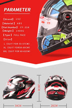 LS2 Casque intégral Masculino ls2 FF358 Motocross course homme femme Casco Moto Casque sans pompe qualité approuvée ECE
