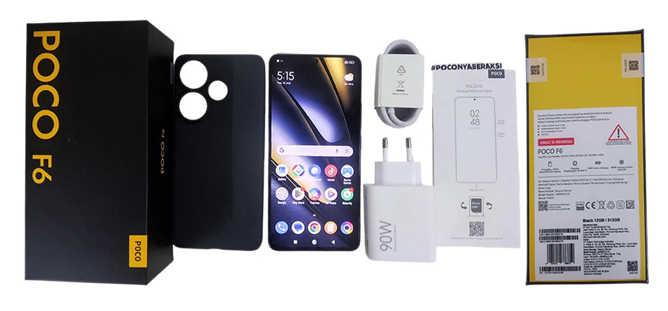 Smartphone POCO F6 5G version globale, charge turbo 90W, Snapdragon 8s Gen 3, NFC, 5000 mAh, écran AMOLED Flow DotDisplay 6,67 pouces 120 Hz