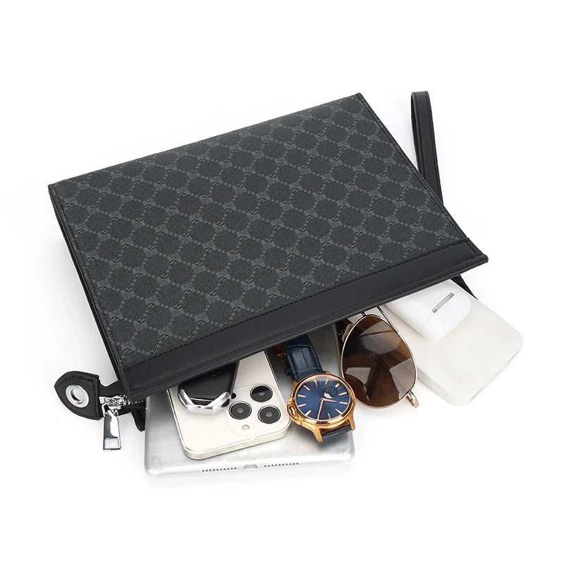 Nouveaux hommes pochettes sacs homme portefeuilles enveloppe sac sac à main affaires mâle téléphone pochettes concepteur hommes sacs bracelets sacs