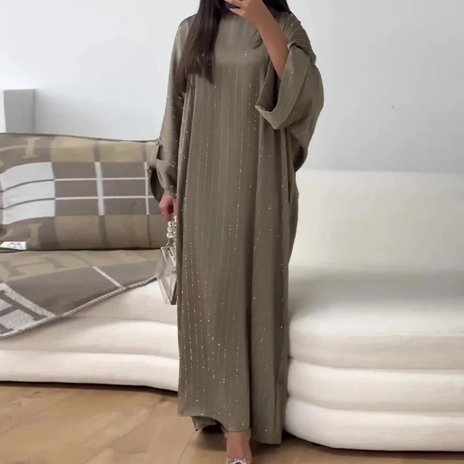 Robe Abaya de Luxe 2026 pour Femmes Musulmanes, Ramadan, Aïd, Arabie Saoudite, Vêtements de Fête Jalabiya, Turquie, Robe Longue Modeste Islamique