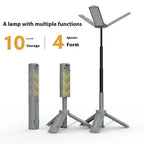 Lanterne de Camping télescopique 8000mAh, lampes de poche étanches rechargeables, lampe de Camping à intensité variable, lumière d'urgence pour Camping et randonnée