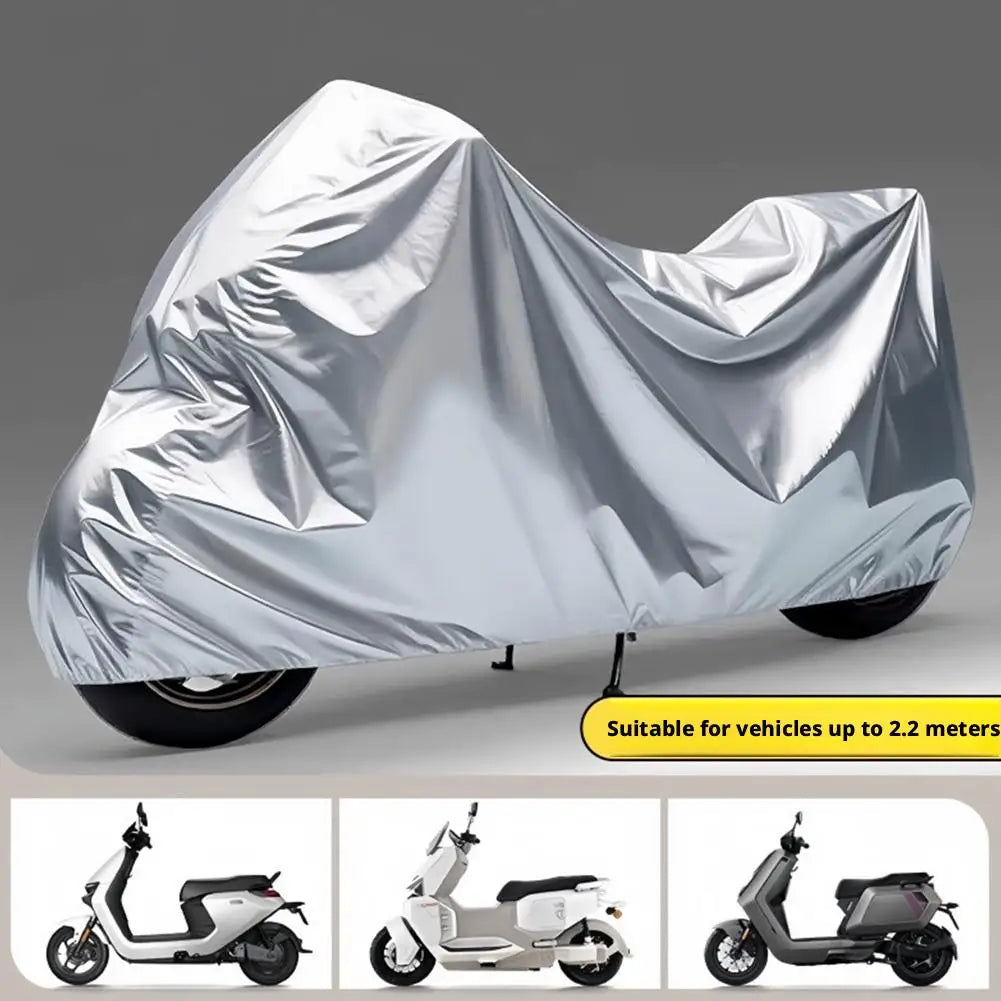 Housse de protection pour voiture, moto, voiture électrique, pare-soleil, coupe-vent, isolation thermique, imperméable, anti-poussière, housse spéciale anti-pluie