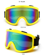 Lunettes de protection pour casque de moto, lunettes de sport de plein air, coupe-vent et anti-poussière, lunettes de ski, lunettes de motocross, anti-émeute, 506