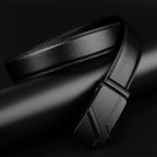 Ceinture pour hommes d'affaires de mode véritable marque de luxe ceinture boucle en métal ceinture en cuir PU de haute qualité ceinture souple avec pantalon Cargo jean