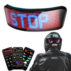 Affichage de casque LED, feu arrière de casque de Moto, voyant d'avertissement, accessoires de Moto