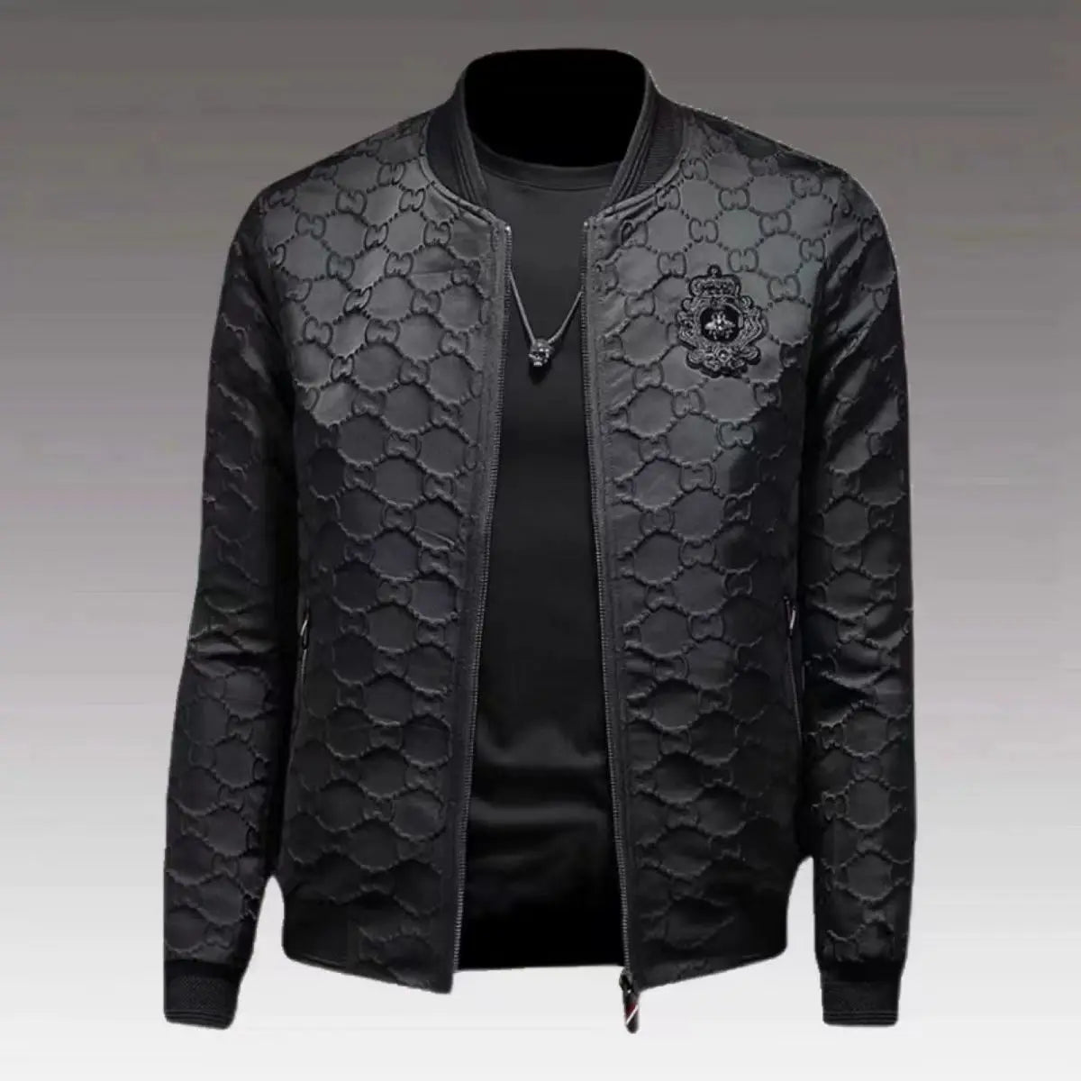 Veste pour hommes printemps/automne nouvelle marque à la mode à la mode coupe ajustée Style mince Badge à la mode brodé veste de Baseball décontracté