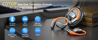 EARDECO TWS – écouteurs sans fil à clipser, oreillettes Bluetooth, son stéréo, casques Bluetooth sans fil avec microphone, son Hifi