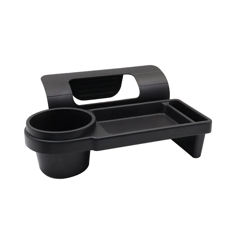 Boîte de rangement pour voiture avec porte-gobelet, porte-boissons, fente pour téléphone, support de rangement suspendu pour accessoires intérieurs de véhicule