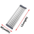 Égouttoir à vaisselle enroulable pour évier, égouttoir à vaisselle en acier inoxydable 304, organisateur de rangement pour assiettes, accessoires de cuisine