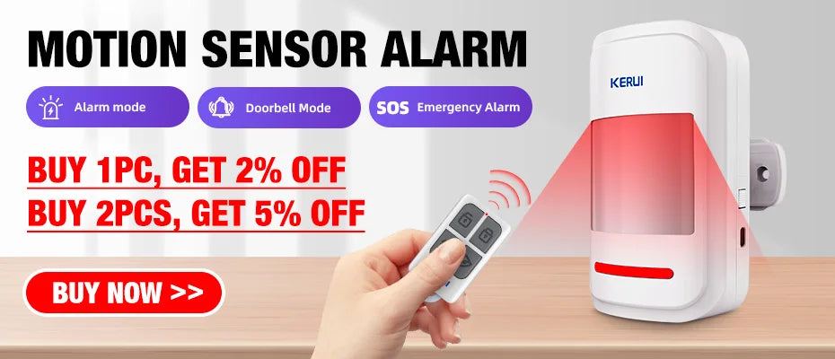 KERUI W184-Capteur de mouvement intelligent Tuya, 4G, WiFi, 101 unité de système d'alarme, sans fil, compatible Alexa, anti-cambriolage, contrôle à domicile
