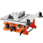 SucceBuy Scie de table 10 pouces 8 A 25 pouces Capacité d'éclat maximale 40 T Lame compacte portable pour le chantier de travail, le bricolage du bois, la fabrication de meubles