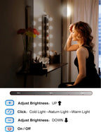 Ampoules LED détachables pour miroir de maquillage professionnel, alimentation USB, lumière pour miroir cosmétique, coiffeuse Hollywood, lumières de vanité