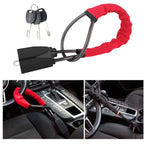 Verrouillage du volant de voiture, câble en acier antivol, dispositif de sécurité universel adapté aux véhicules, prévention du vol, corde de sécurité Durable