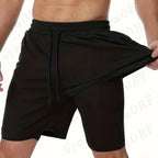 LONSDALE short de Fitness imprimé motif pour hommes Double couche 2 en 1 séchage rapide Fitness loisirs de plein air entraînement short de sport