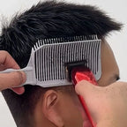 Peigne de mélange de cheveux pour hommes, 3 couleurs, pour décoloration, peigne plat en Arc, fournitures utilitaires de positionnement pour hommes, vente en gros, 2026