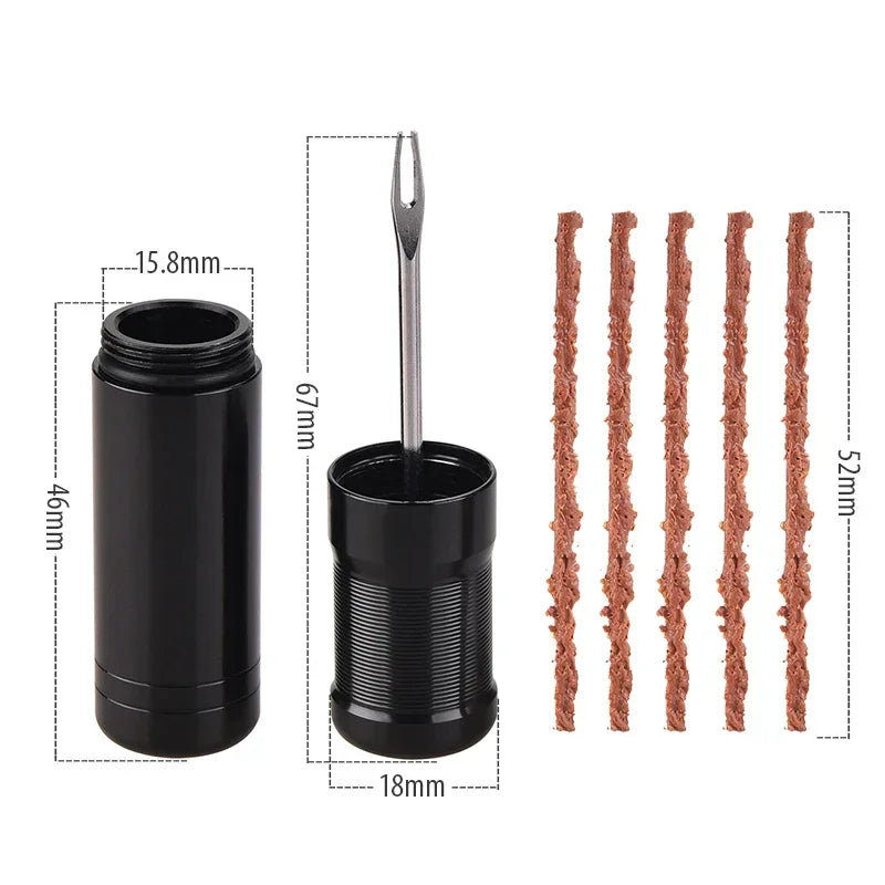 Kit de Réparation Pneus Tubeless Vélo – Outil + Bandes de Bacon Anti-Crevaison