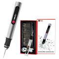 Stylo de gravure électrique multifonctionnel, outil 10W, Kit de Machine à polir, Kit de charge longue durée, accessoires, écran LCD