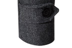 Coupe-vent long en laine à double boutonnage pour hommes, col rabattu, coupe couvertes, vêtements d'extérieur pour hommes, mode printemps, automne