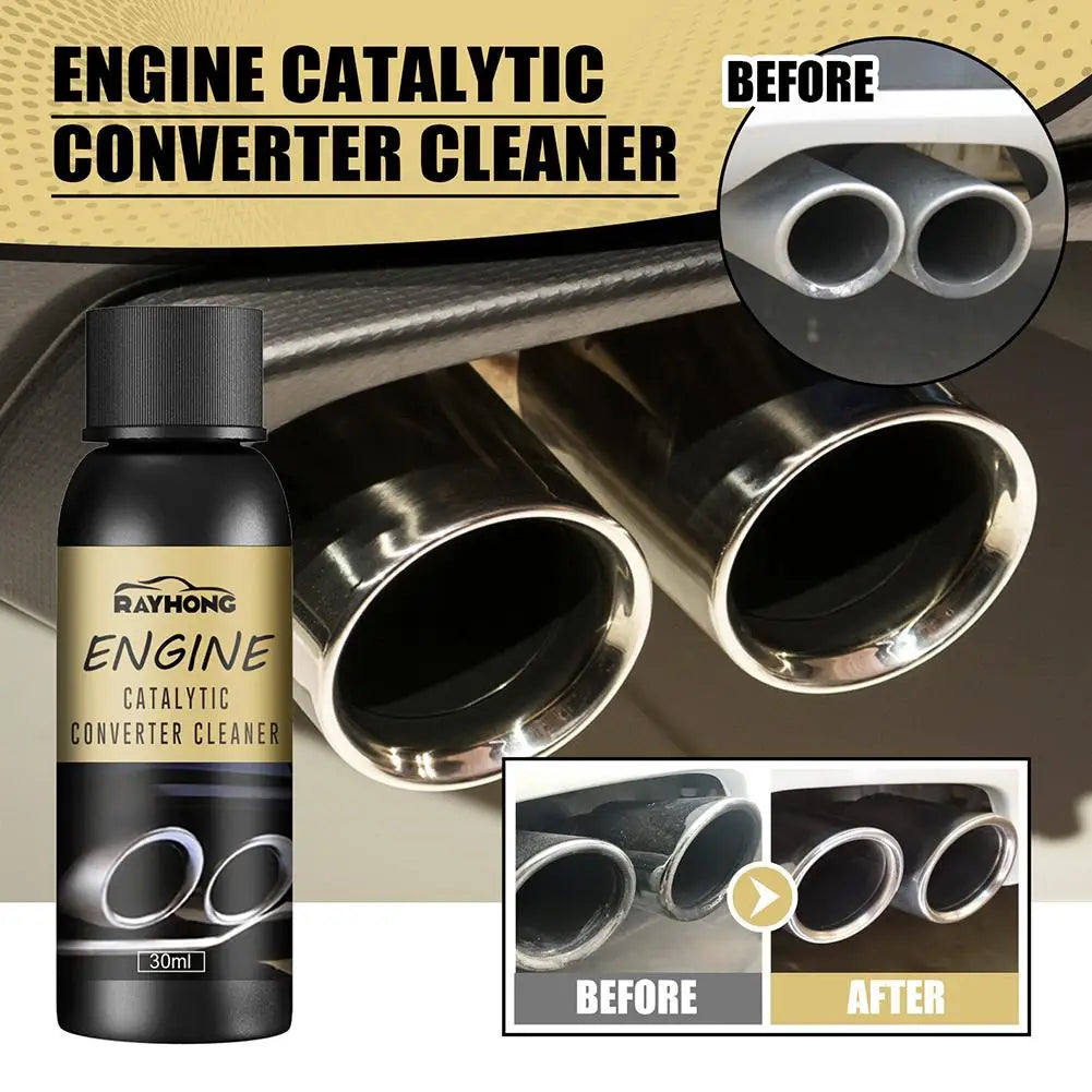 Nettoyeur de convertisseur catalytique de voiture 30ml, nettoyage en profondeur, nettoyeur polyvalent pour moteur CSV, accélérateurs propres, catalyseurs, nettoyeur facile