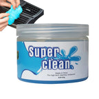 Gel Nettoyant Anti-Poussière pour Voiture - Mousse Nettoyante en Caoutchouc Souple pour Grilles d'Aération, Tableau de Bord, Interstices des Portes et des Fenêtres, Clavier - Absorbe les Odeurs