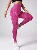 Leggings évidés pour femmes, collants minces sans couture, pantalons de fitness conviviale rés, taille haute, levage des hanches, pantalons de yoga extensibles, lavage à l'eau