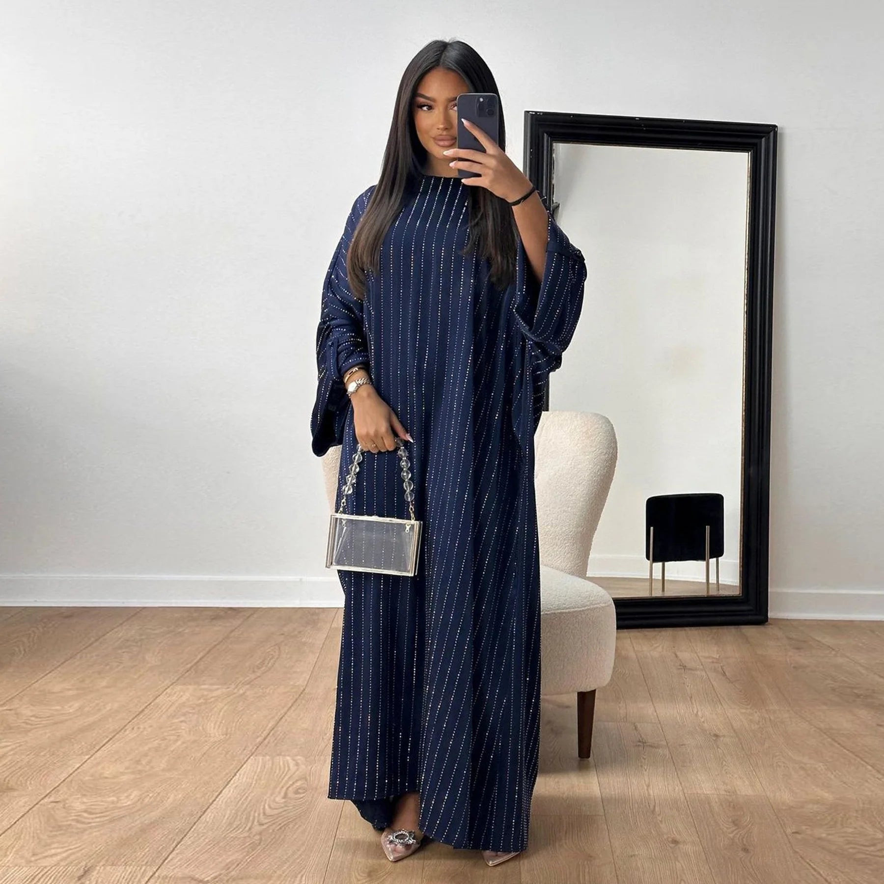 Robe Abaya de Luxe 2026 pour Femmes Musulmanes, Ramadan, Aïd, Arabie Saoudite, Vêtements de Fête Jalabiya, Turquie, Robe Longue Modeste Islamique