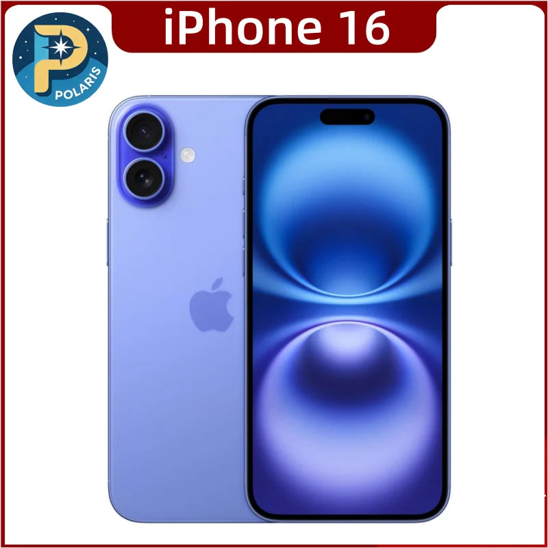 iPhone 16 d'origine 128GB/256GB/512GB ROM 8GB RAM débloqué 5G téléphone portable iPhone16 paquet officiel ressemble à neuf