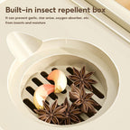 Conteneur de stockage d'aliments secs pour la cuisine à domicile, distributeur d'insecte vert, boîte de rangement de céréales, grande capacité, 5 kg, 10kg, E27