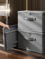 Boîte de rangement pour vêtements avec fermeture éclair, sac de rangement pliable de grande capacité pour vêtements et couettes, organisateur de garde-robe, boîte de rangement pour sous-vêtements