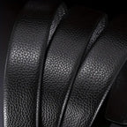 Ceinture pour hommes d'affaires de mode véritable marque de luxe ceinture à boucle en métal ceinture souple en cuir PU de haute qualité avec pantalon Cargo jean
