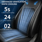 Coussin de siège de voiture refroidissant, housse de siège avant refroidie, coussin de siège ventilé respirant intelligent GérSummer, 12V, 24V